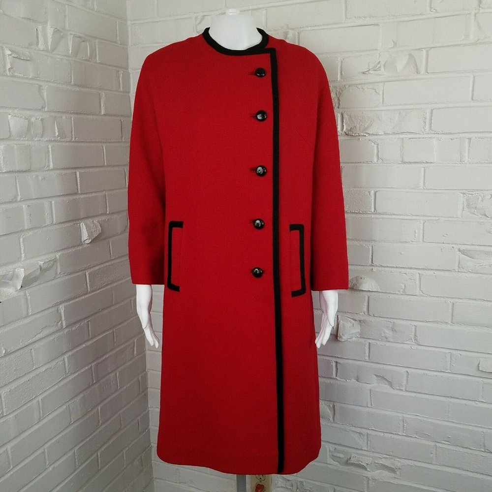 Donnybrook LTD Original 1960's Red Wool Tweed